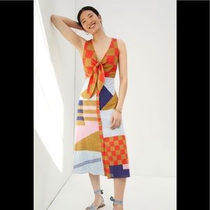 Abstract Patchwork dress Sz Small